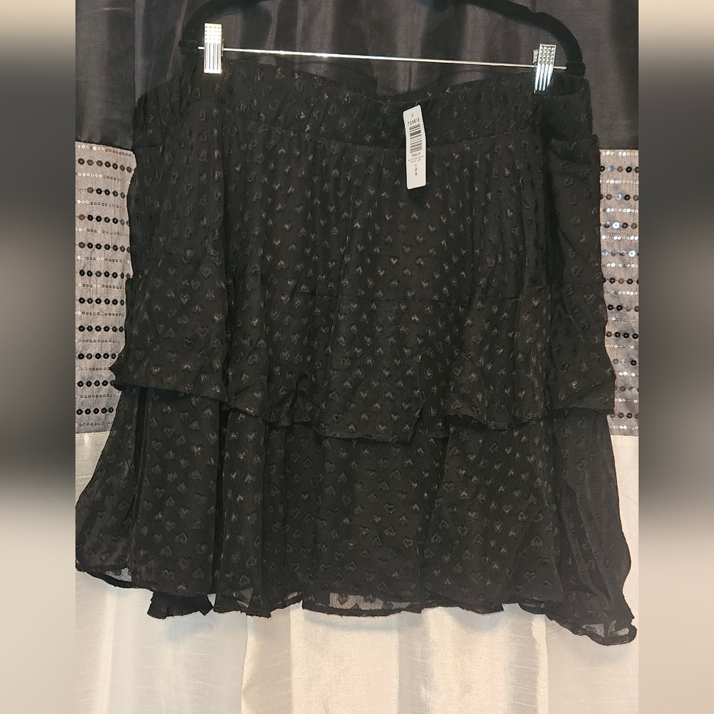 Mini Heart Tiered Skirt
